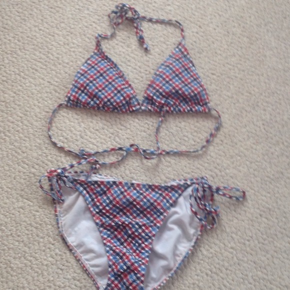 Red white & blue bathing suit NWOT
