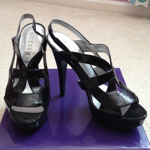 Black Guess Heels