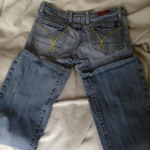 Vigoss Stretch Flare light wash jeans sz 28 - Picture 2 of 3