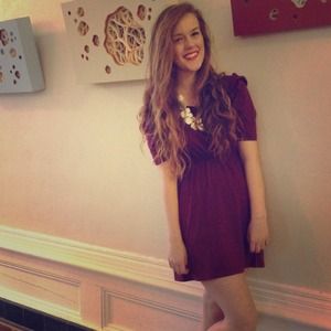 Revelry "Taylor" dress in Maroon