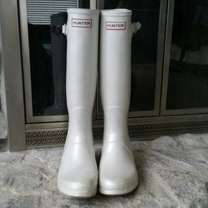 Hunter tall rain boots