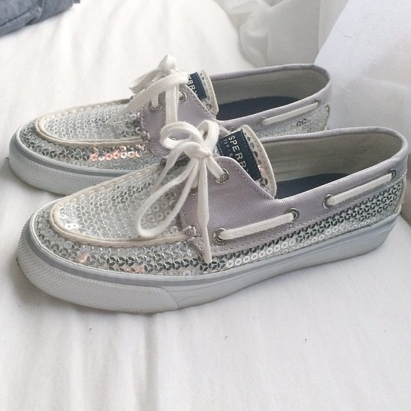 Sequin Sperry top-sider