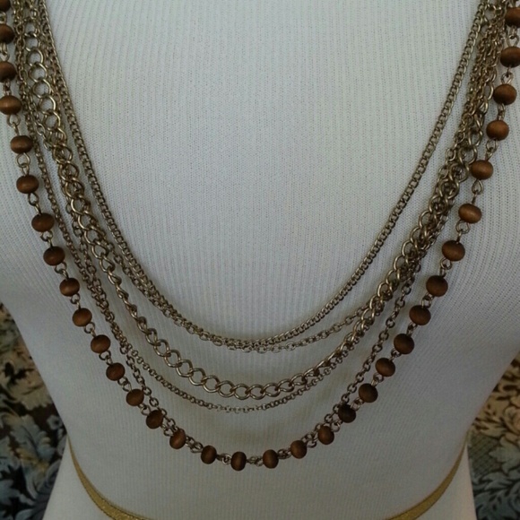 SOLD IN BUNDLE Multi-Strand Starburst Necklace - Picture 2 of 4