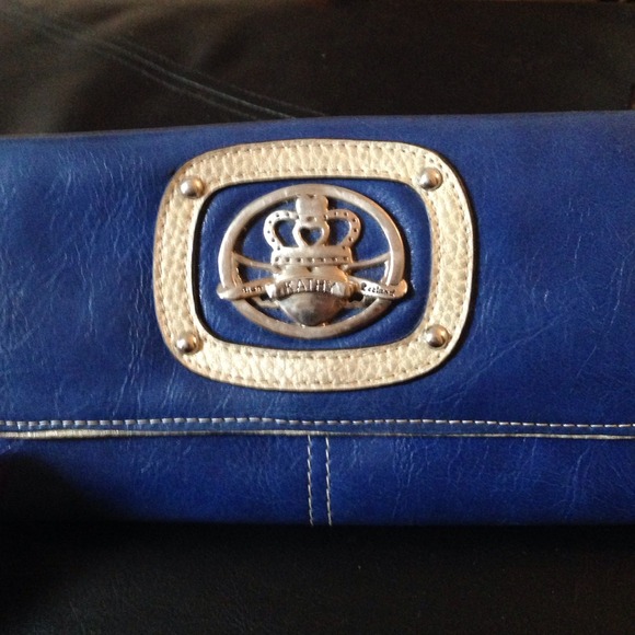 Kathy Van Zeeland wallet royal blue