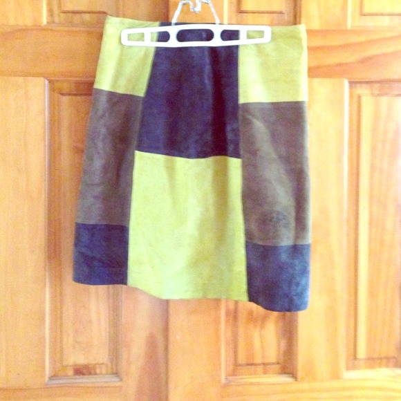 Leather skirt