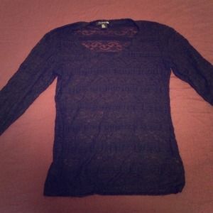 Lace long sleeve top