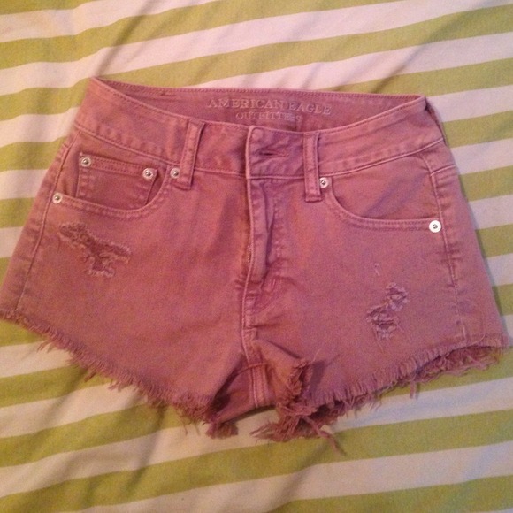 NWOT American Eagle Mauve-Pink High Waisted Shorts
