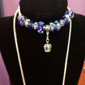 Trinity bracelet (royal blue)