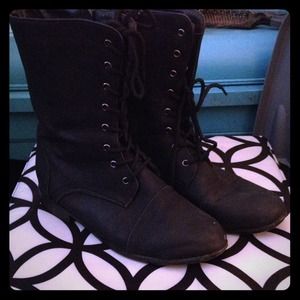 Black Combat Boots