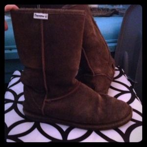 Chocolate Brown Bearpaw Boots