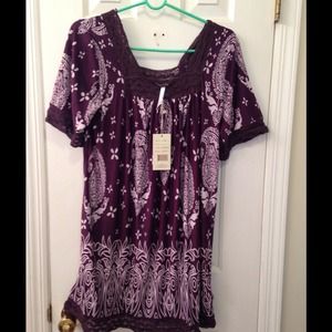 REDUCED bohemian style dress/swim coverup