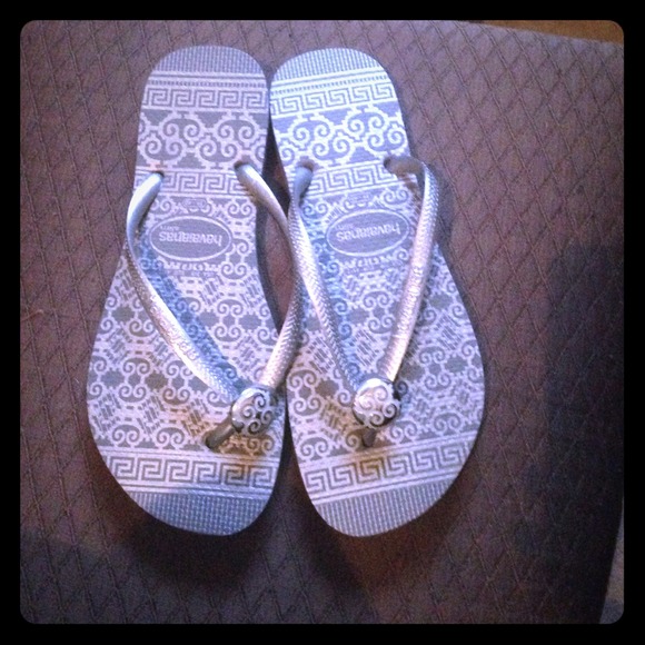 Silver Havaianas