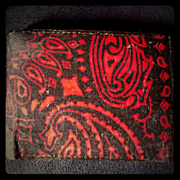 Bandana print wallet