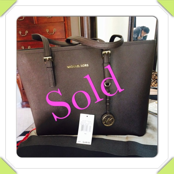 Michael Kors large brown Jet Set - Picture 1 of 2