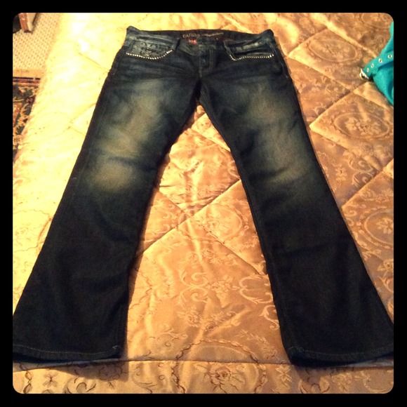 💙ON HOLD💙 Guess Premium dark 30 boot cut💎