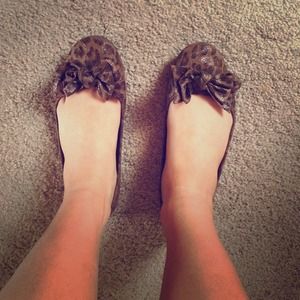 Brown Leopard flats