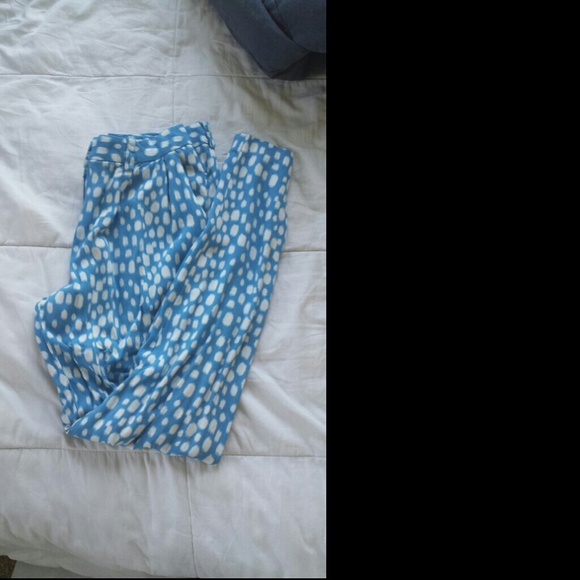 Blue trousers