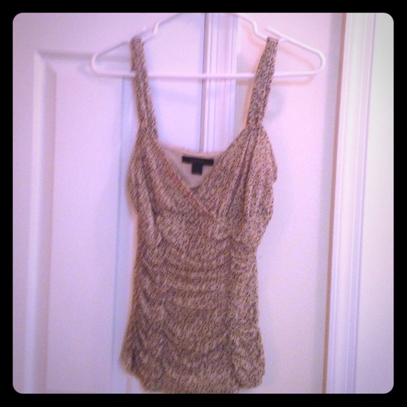 Tan express top.  Never been worn.