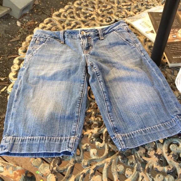 Miss Me Denim Reminisce Bermuda Shorts - Picture 3 of 4