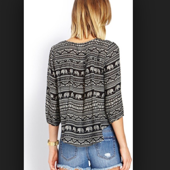 Elephant blouse top