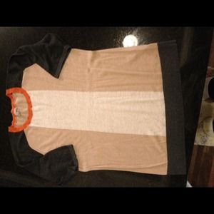 Halogen, size large, knit short-sleeve top