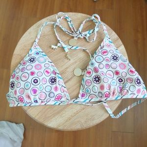 Juicy Couture triangle swim top