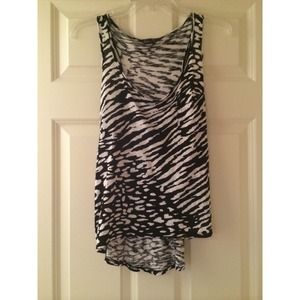 Animal print tank top