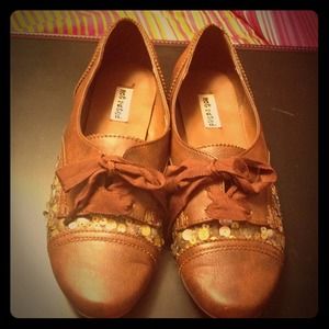 Not rated brown sequined oxfords!!!