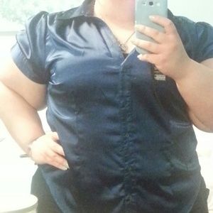 **BUNDLE SALE**  Slate Blue Button Up