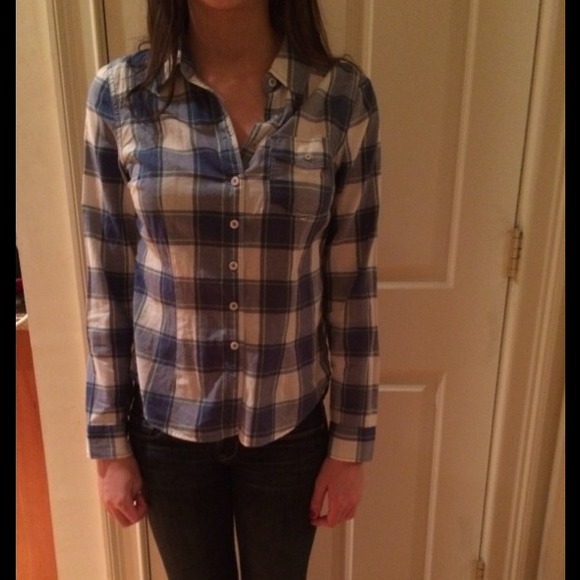 Plaid button up - Picture 2 of 2