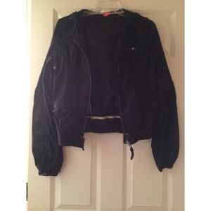 Stylish plain black jacket