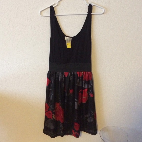 Black and red dress