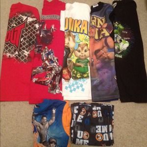 Lot of boys shirts size 8.