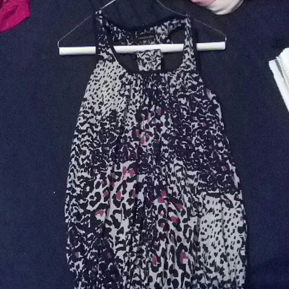 Racerback leopard tank
