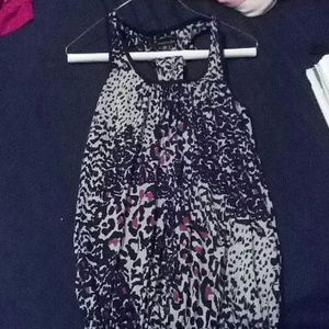 Racerback leopard tank