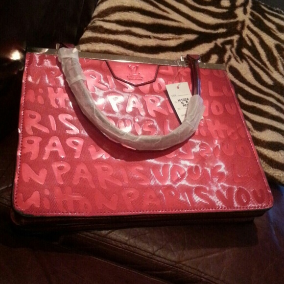 Red Paris bag