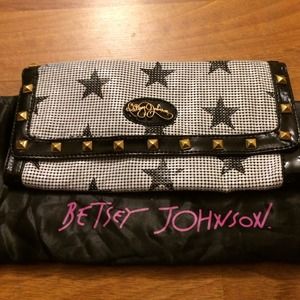Betsey Johnson Star clutch...