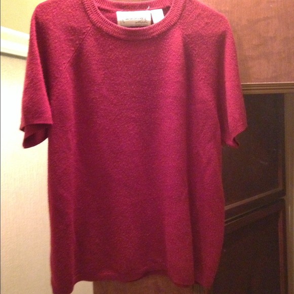Vintage short sleeve sweater