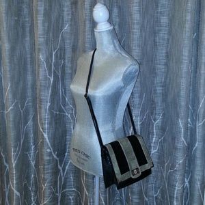 Mark (Avon) Black/Gray Crossbody Bag