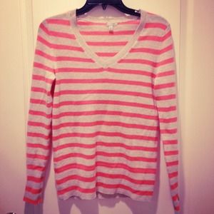 🚫SOLD🚫 V-Neck Striped Sweater