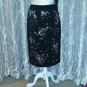New York & Co Rhinestone Pencil Skirt