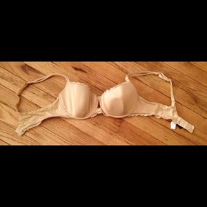 Cosabella 32C lightly padded nude color bra