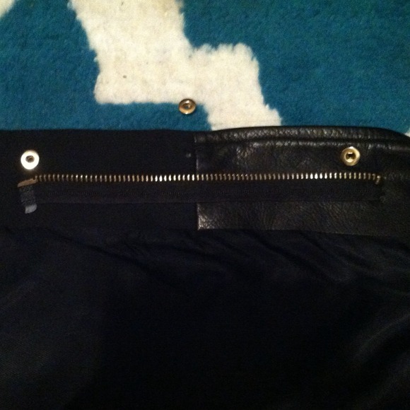 -*SOLD ON EBAY*- Zara leather and wool biker coat - Picture 3 of 4