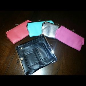 5 color wallets all new