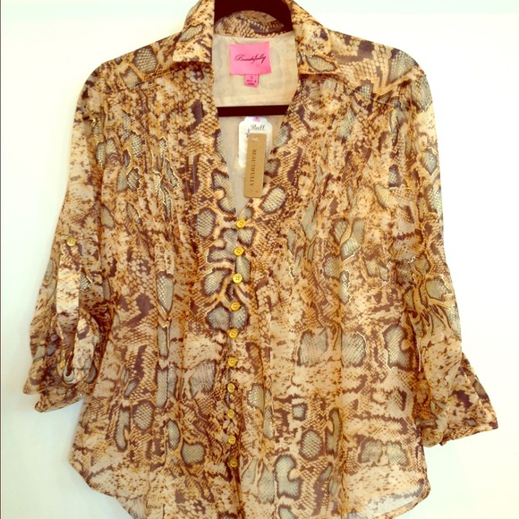Snake Skin Blouse