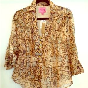 Snake Skin Blouse