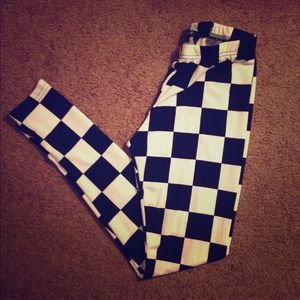 Checkered Leggings