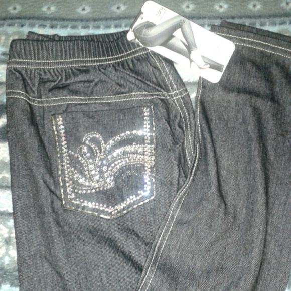 Black jean legging - Picture 1 of 2