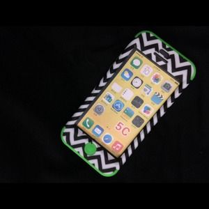 Hard hybrid 5c iPhone case brand new .