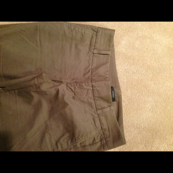 Express olive editor pant